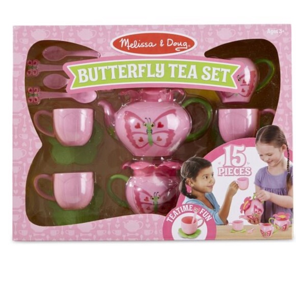 Melissa & Doug Other - Melissa & Doug butterfly tea set